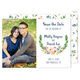 Rose Swag Photo Save The Date Cards Image 3 of 5